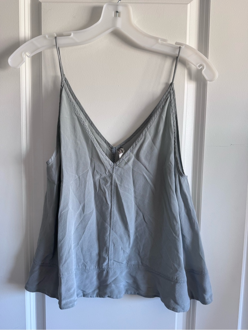 Intimately Free People Light Gray V-Neck Spaghetti Strap Camisole